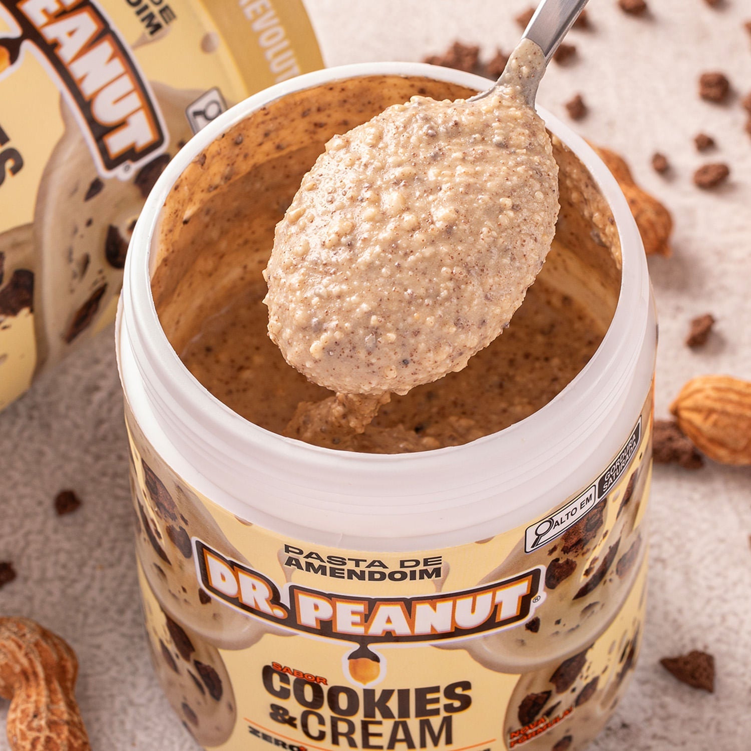 Combo Boost - 4 pastas 250g sabor Avelã, Cookies & Cream, Caramelo Salgado, Pistache