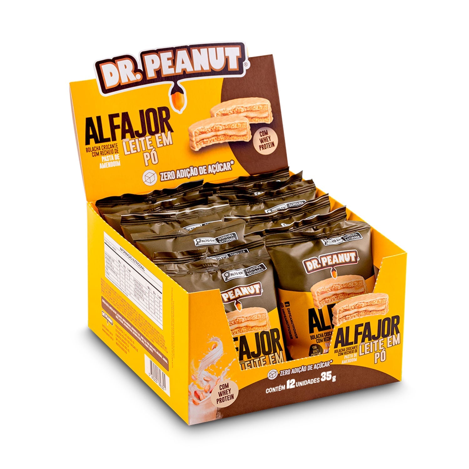 Display Alfajor Leite em Pó - 12 - 420g