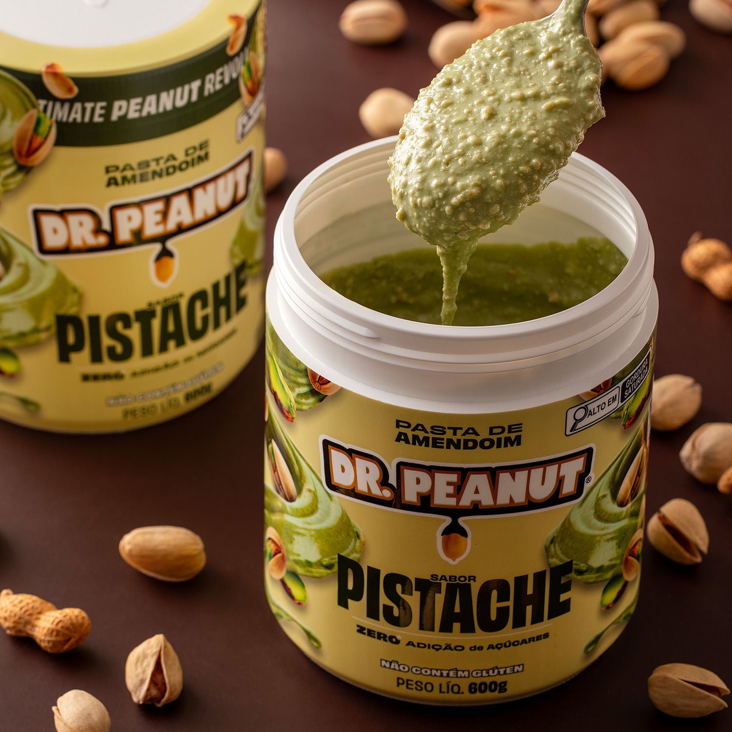 Pasta de amendoim sabor Pistache 600g