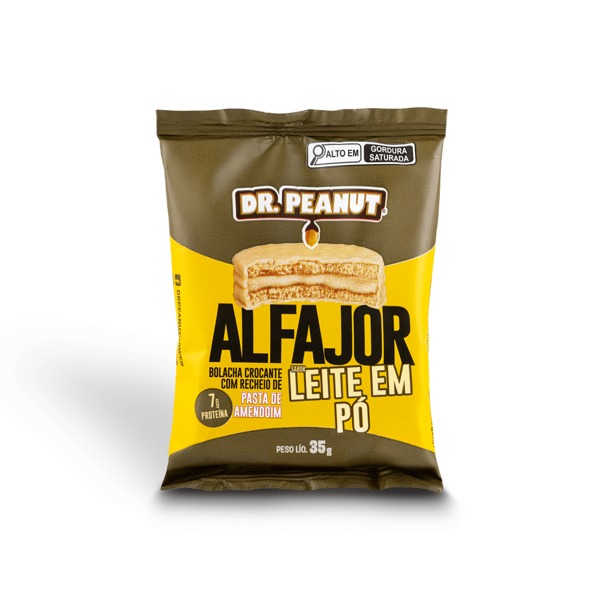 Alfajor sabor Leite em Pó