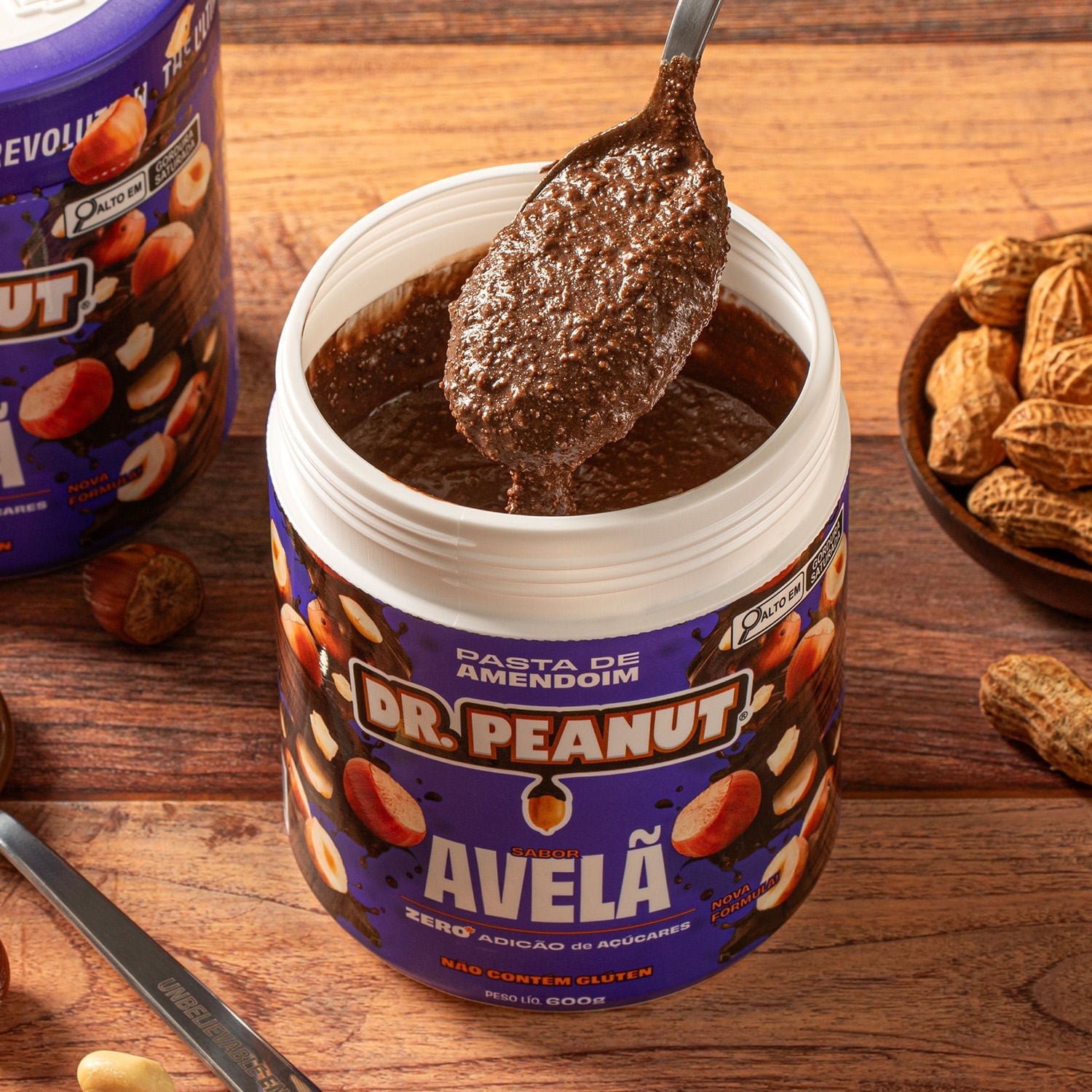 Combo Shiny - 4 pastas 250g sabor Avelã, Leite em Pó, Caramelo Salgado, Pistache