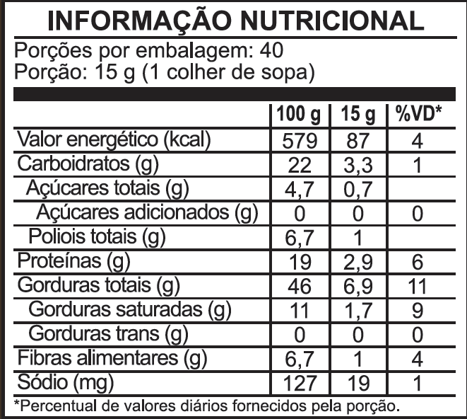 Pasta de amendoim sabor Brownie 600g