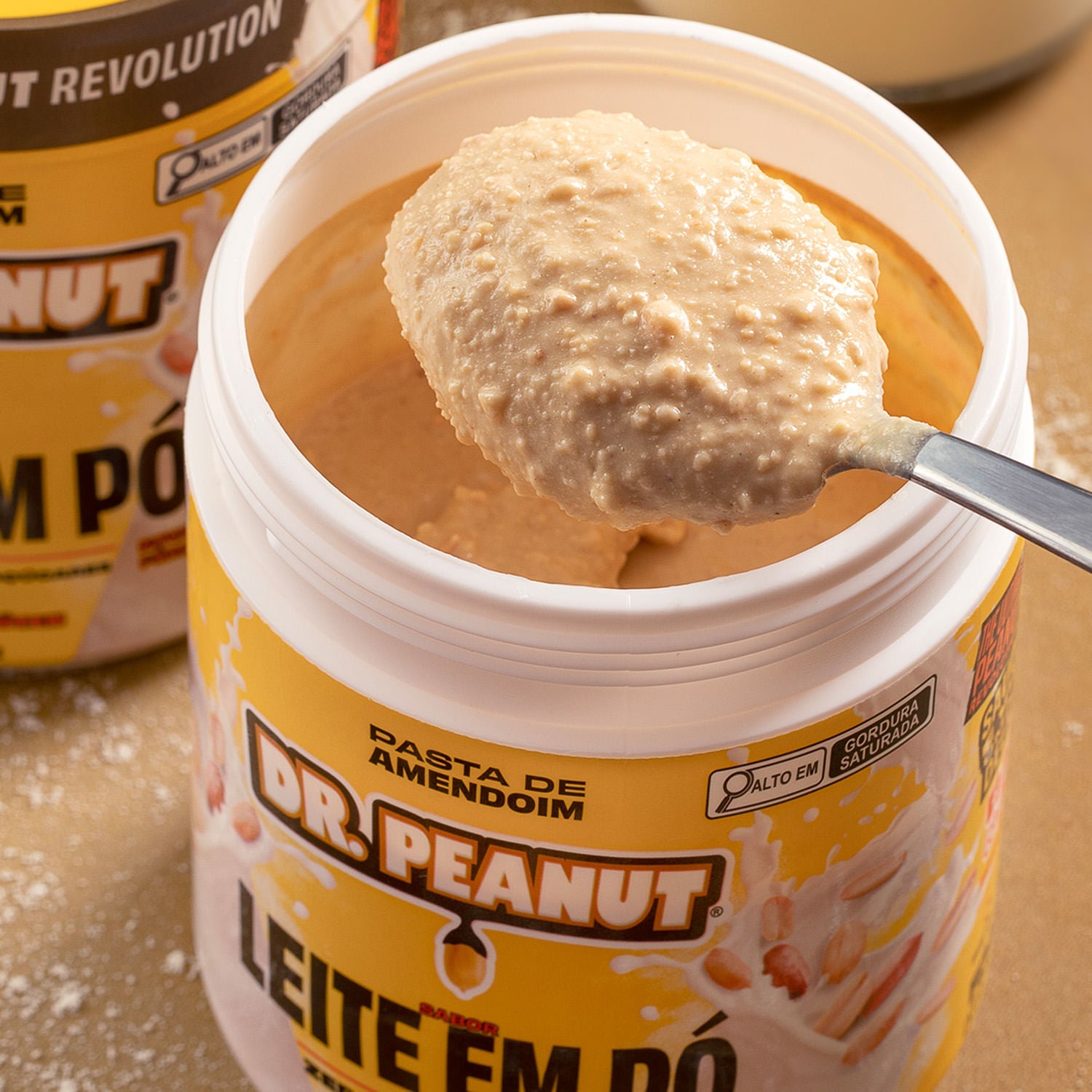 Combo Flavor Fusion - 4 pastas 250g - sabor Doce de Leite, Avelã, Leite em Pó e Cookies & Cream