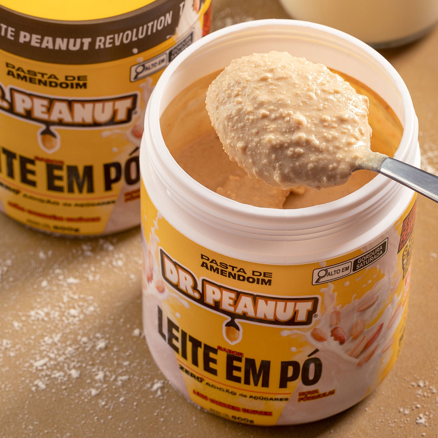 Pasta de amendoim sabor Leite em Pó 250g