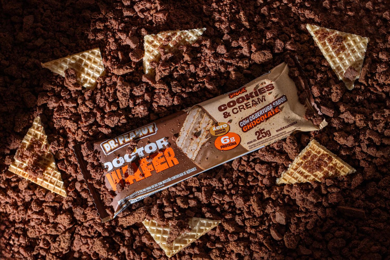 Display Doctor Wafer Cookies & Cream - 25g 12 Un.